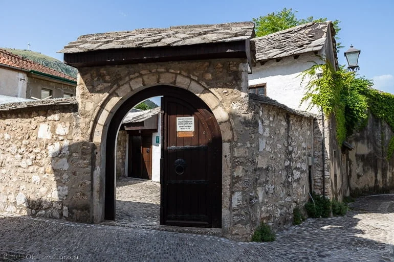 Biscevic House Museum in Mostar, Bosnia Biscevic House Museum in Mostar, Bosnia