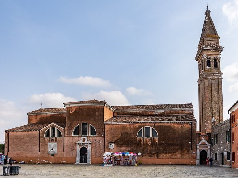 Church of Saint Martin Bishop in Burano, Italy Church of Saint Martin Bishop in Burano, Italy