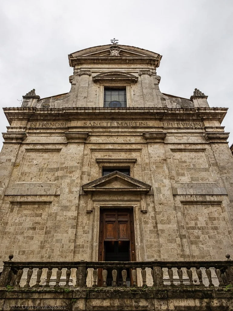 Church of San Martino in Siena, Italy
