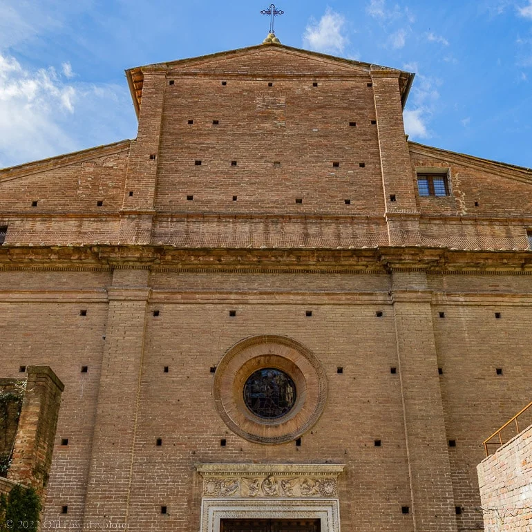 Church of Santa Maria in Portico a Fontegiusta in Siena, Italy