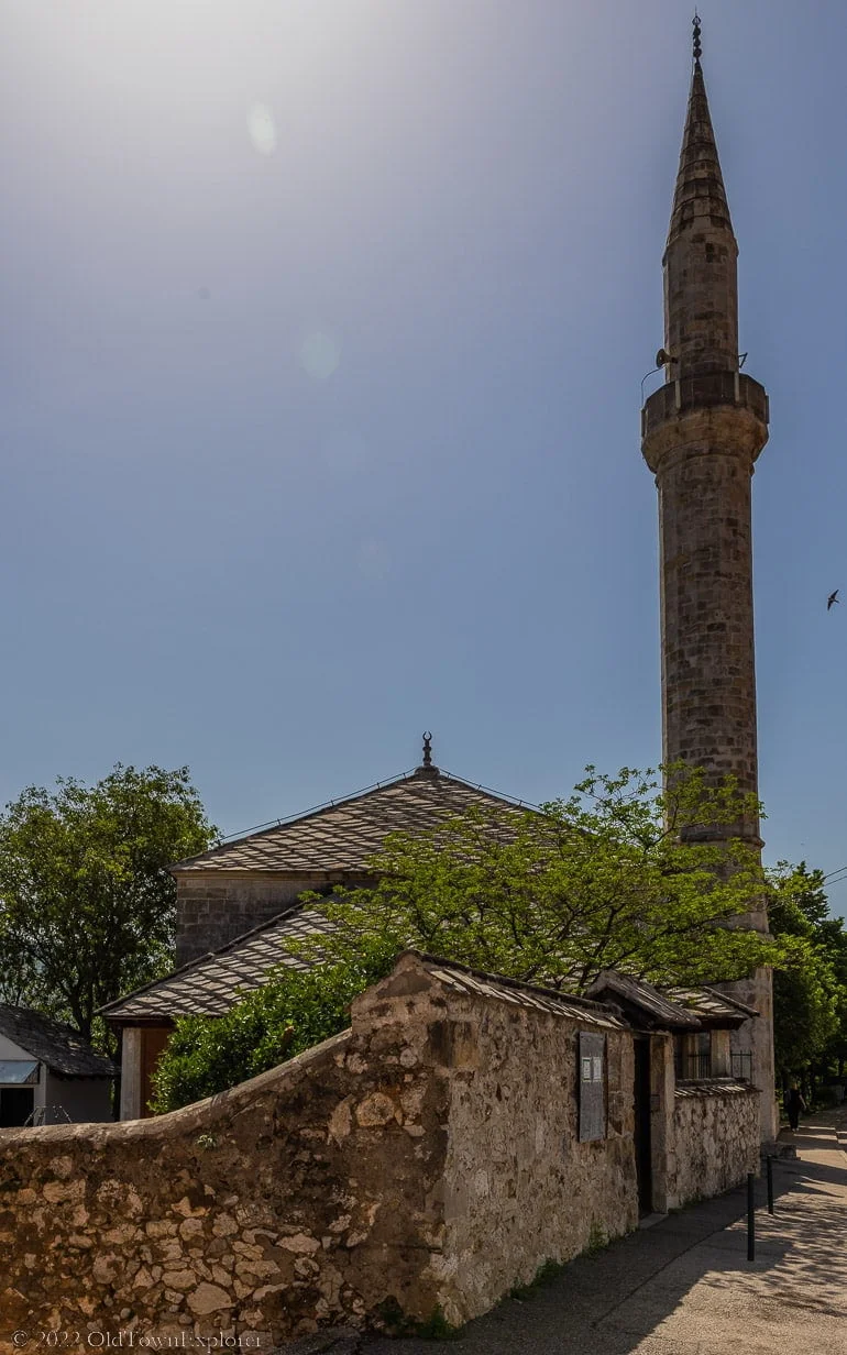 Hadzi Kurt Mosque in Mostar, Bosnia and Herzegovina Hadzi Kurt Mosque in Mostar, Bosnia and Herzegovina