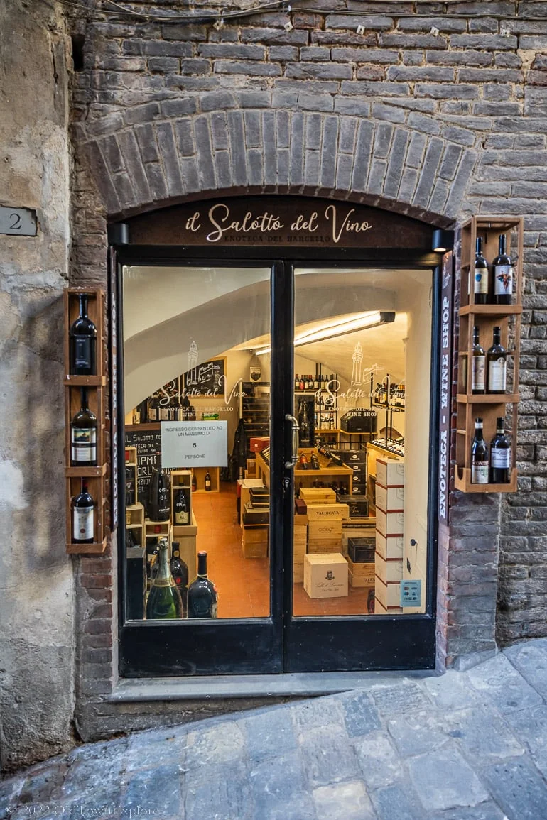 Il Salotto del Vino in Siena, Italy
