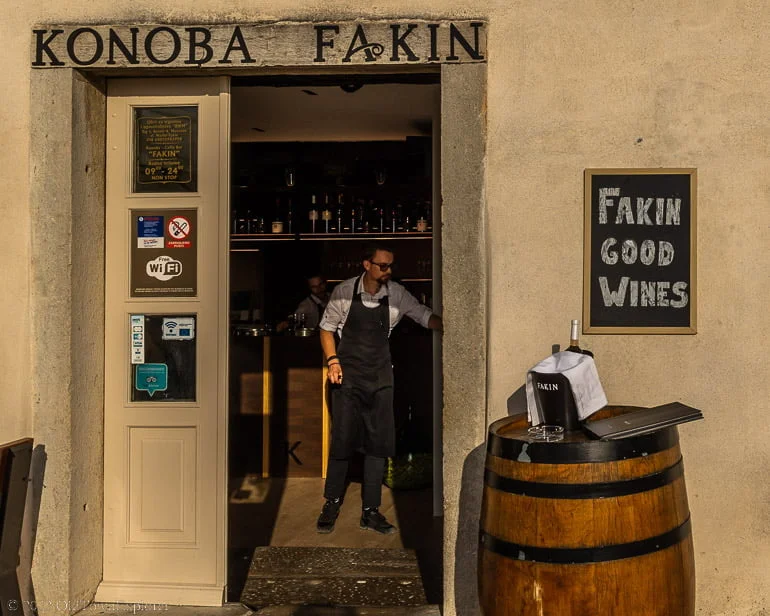 Konoba Fakin restuarant in Motovun, Croatia