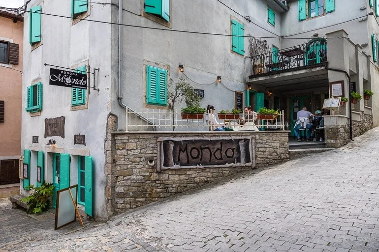 Konoba Mondo Konoba Mondo restaurant in Motovun, Croatia