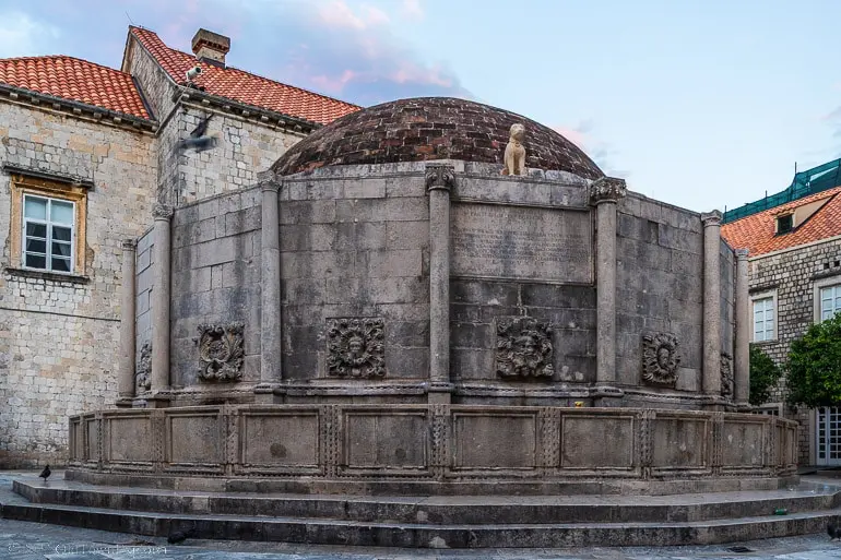 Large Onofrios Fountain Large Onofrios Fountain in Dubrovnik, Croatia