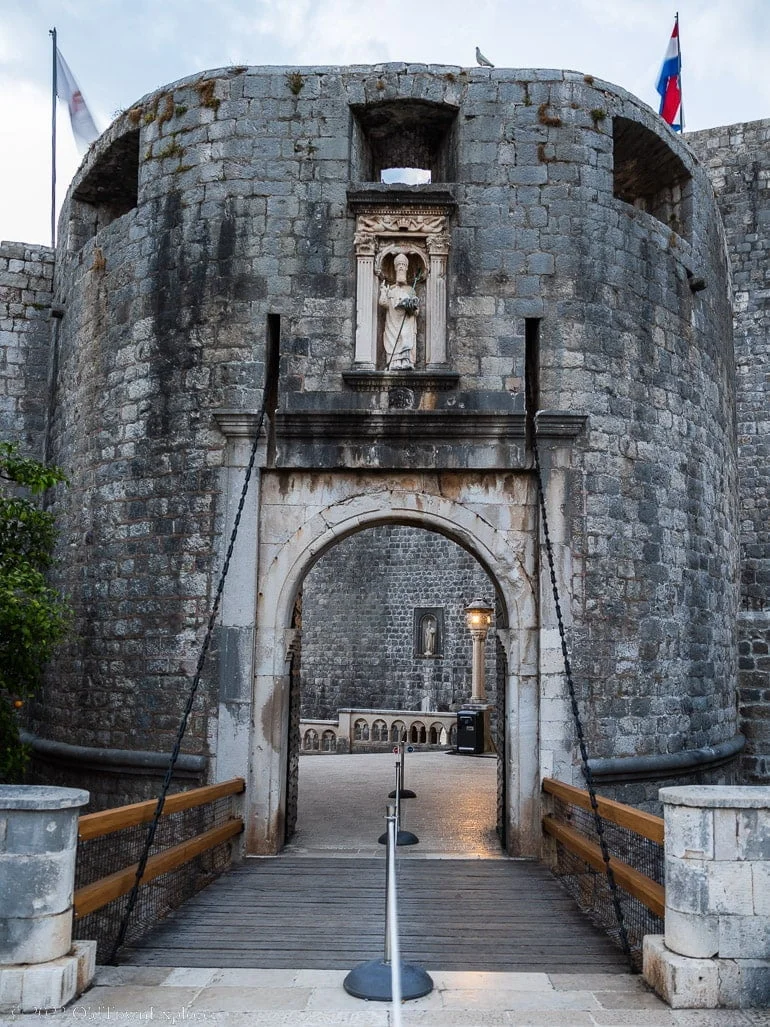 Pile Gate Pile Gate in Dubrovnik, Croatia