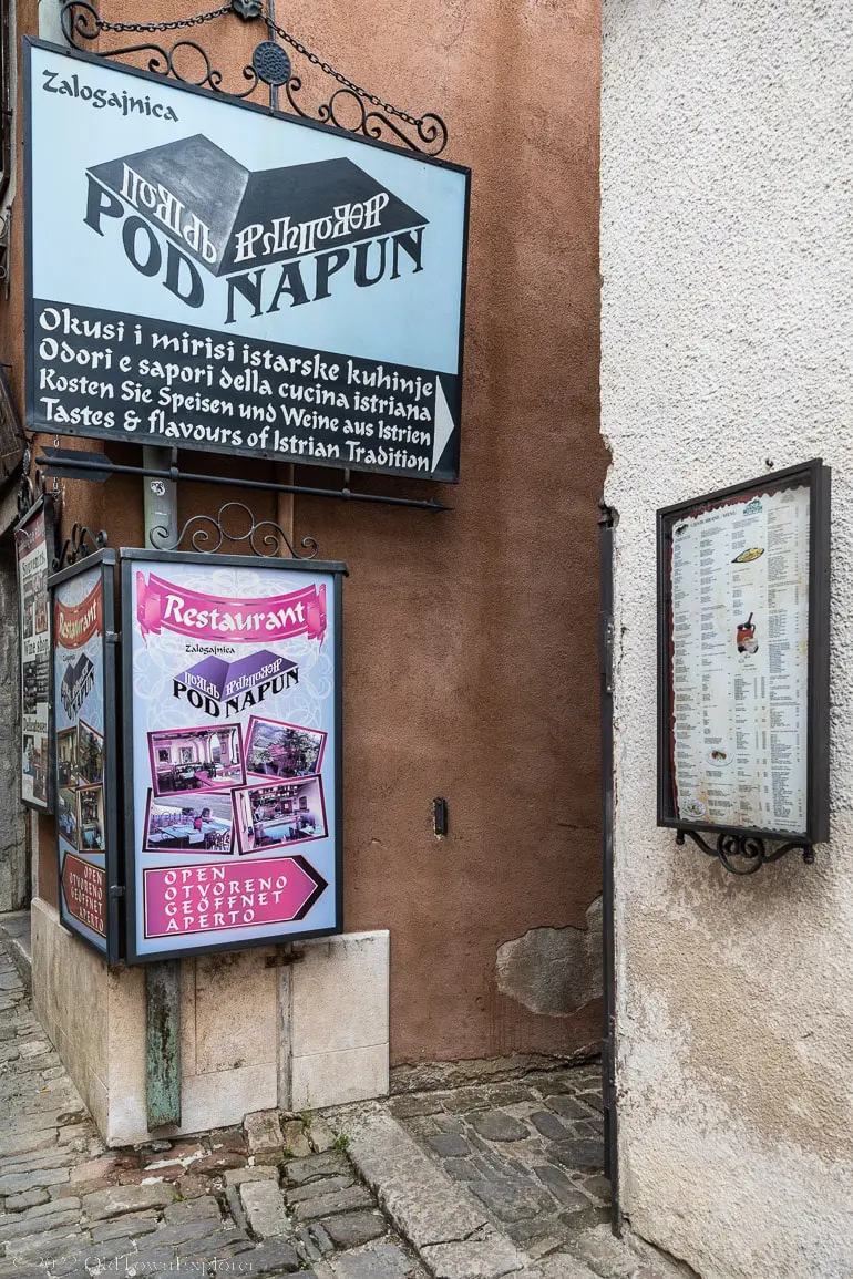 Pod Napun Pod Napun restaurant in Motovun, Croatia