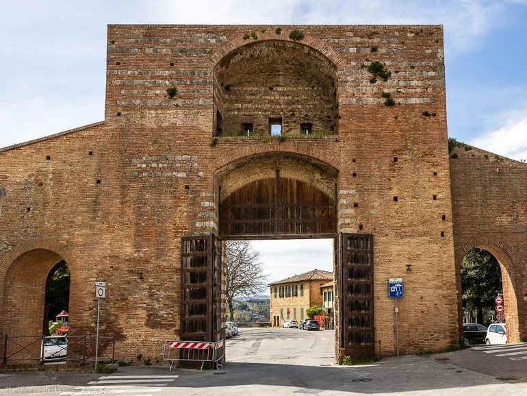 Porta San Marco in Siena, Italy