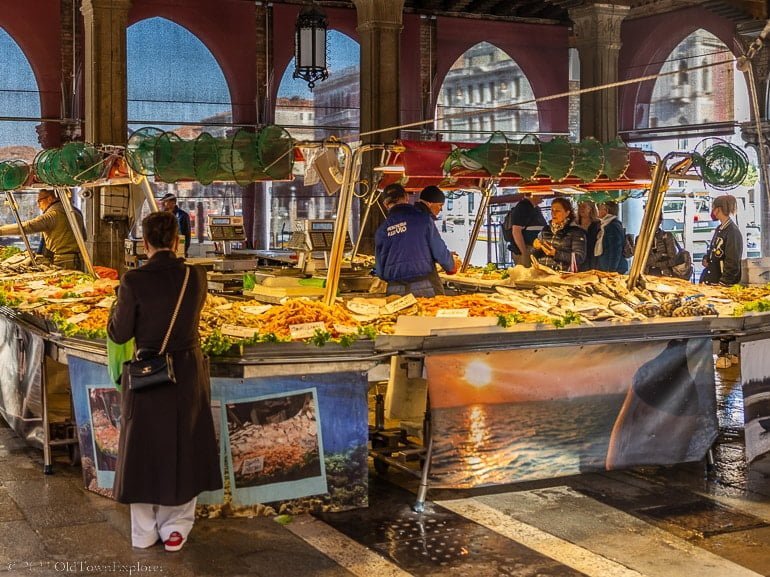 Rialto Market in Venice, Italy Rialto Market in Venice, Italy