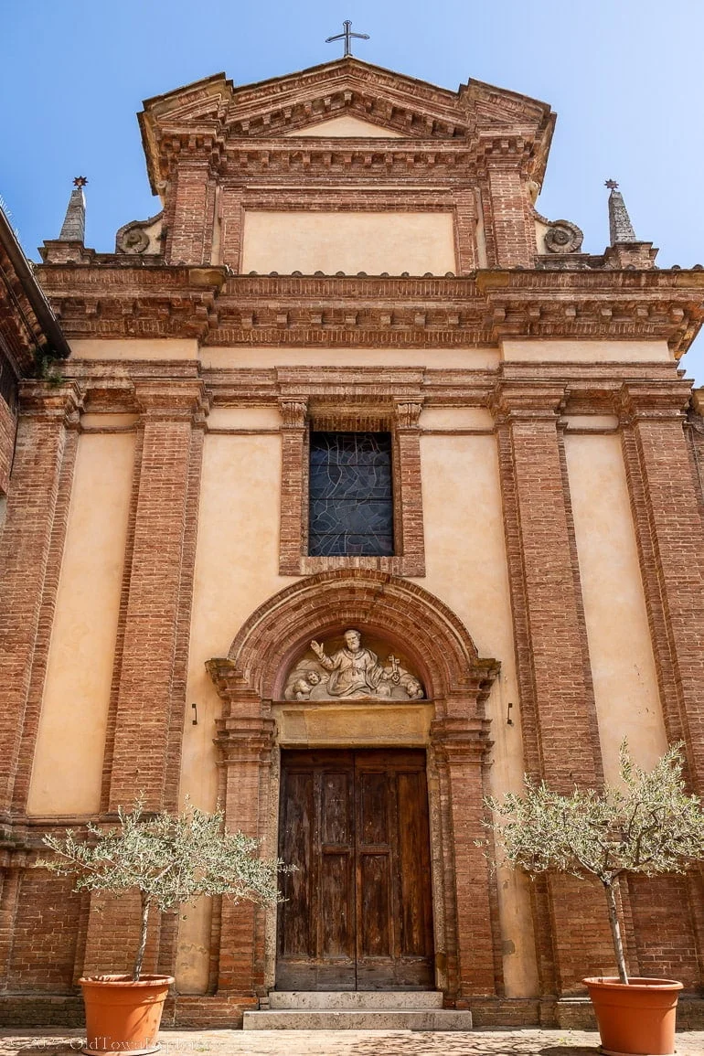 Church of San Pietro alle Scale in Siena, Italy