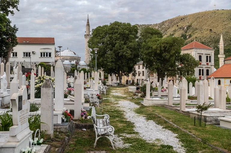 Sehitluci Sehidsko cemetary Sehitluci Sehidsko cemetary in Mostar, Bosnia and Herzegovina