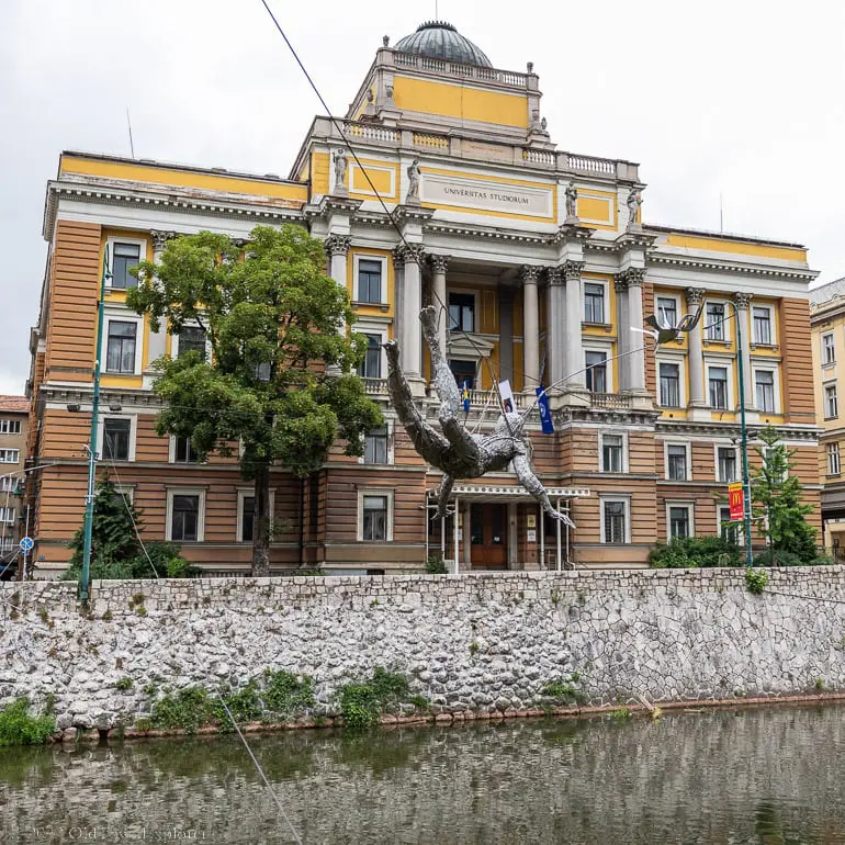 University of Sarajevo Faculty of Law aka Sarajevo Law School in Sarajevo, Bosnia and Herzegovina