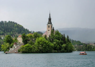 Bled Island in Lake Bled, Slovenia