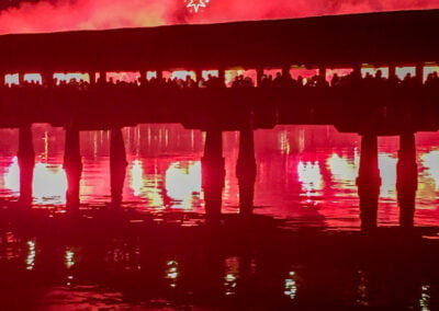 Chapel Bridge New Years Eve Lucerne Switzerland