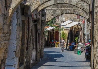 Medieval Street Rhodes Greece