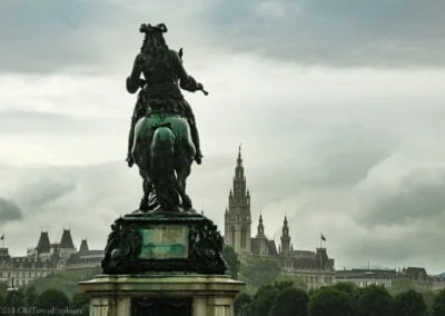 Statue of Prince Eugene of Savoy Vienna Austria