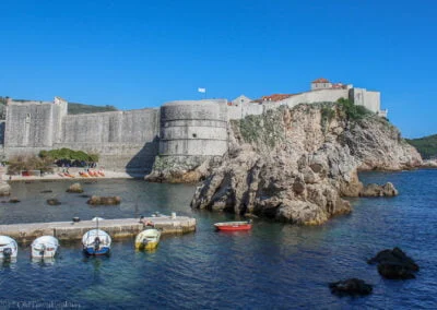 Walls of Dubrovnik Fort Bokar Dubrovnik Croatia