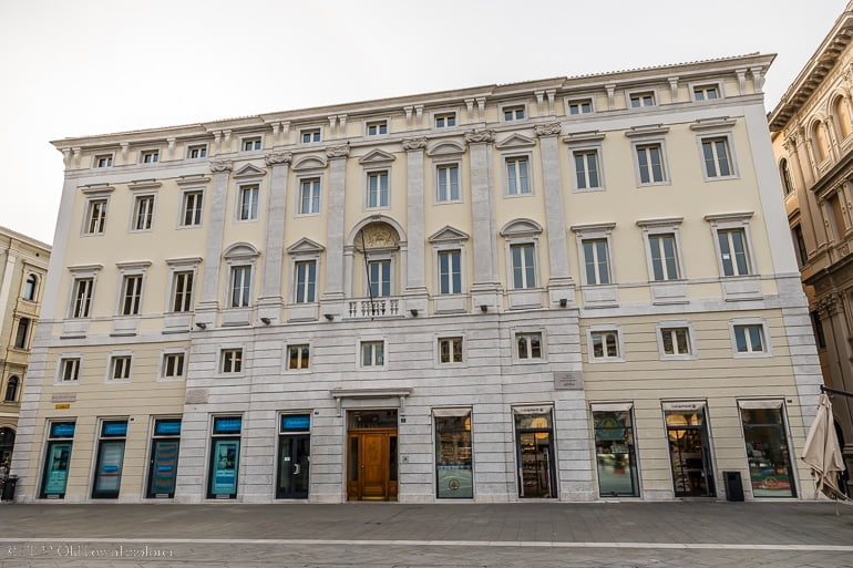 Palazzo Pitteri in Trieste, Italy Trieste Architecture includes Palazzo Pitteri