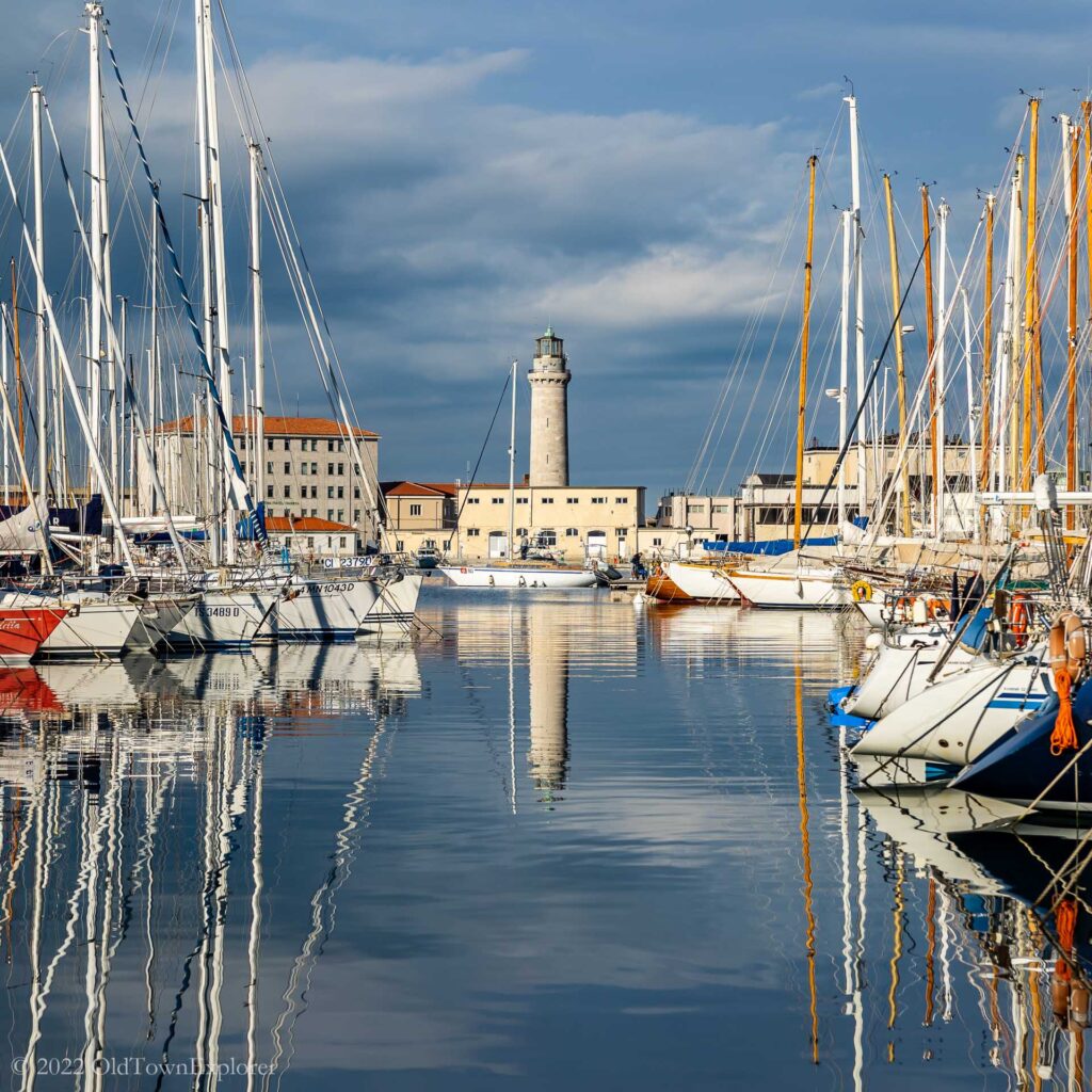 Ex Lighthouse La Lanterna in Trieste, Italy Ex Lighthouse La Lanterna in Trieste, Italy
