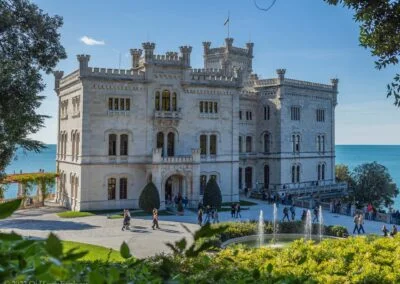 Miramare Castle in Trieste, Italy