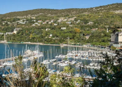 Miramare Castle Park in Trieste, Italy