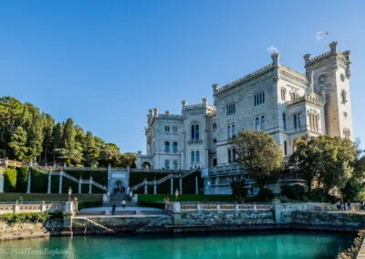 Miramare Castle in Trieste, Italy