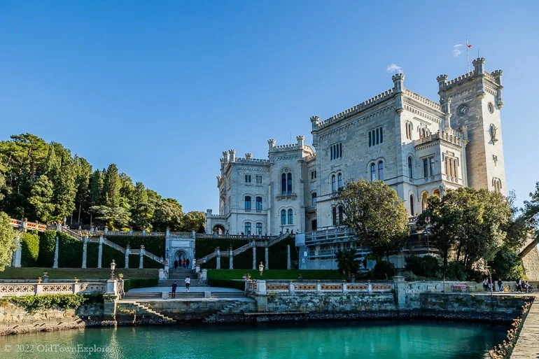 Miramare Castle in Trieste, Italy