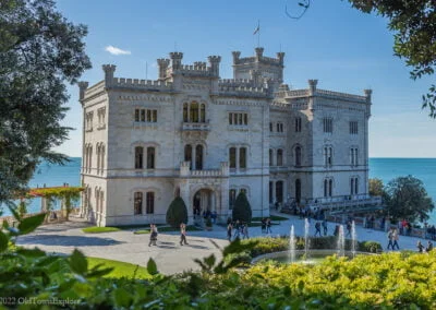 Miramare Castle in Trieste, Italy