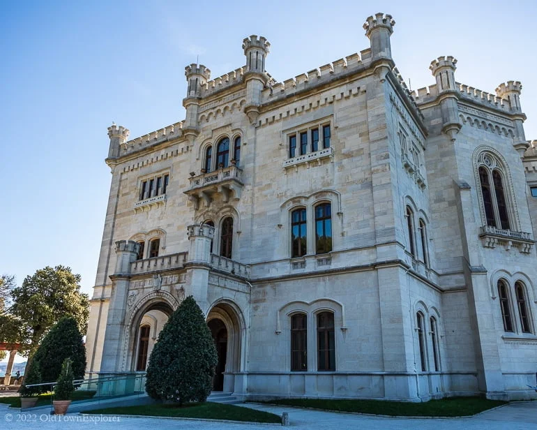 Miramare Castle in Trieste, Italy
