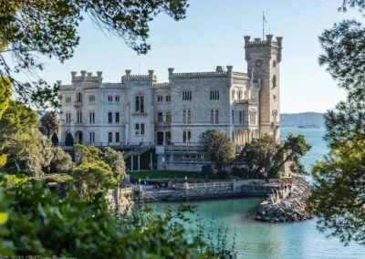 Miramare Castle in Trieste, Italy