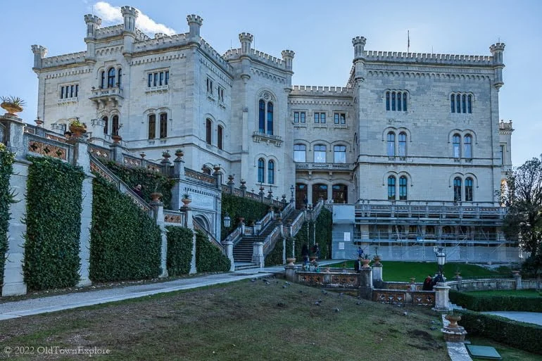 Miramare Castle in Trieste, Italy