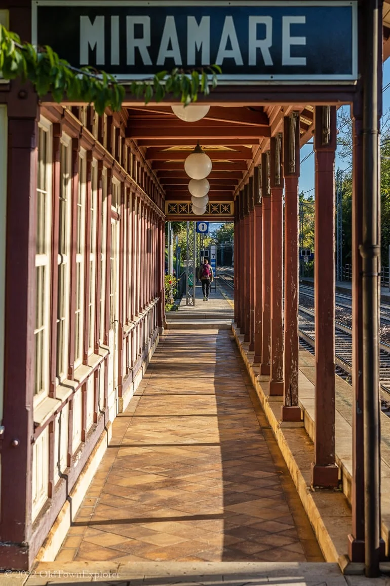 Miramare station in Trieste, Italy