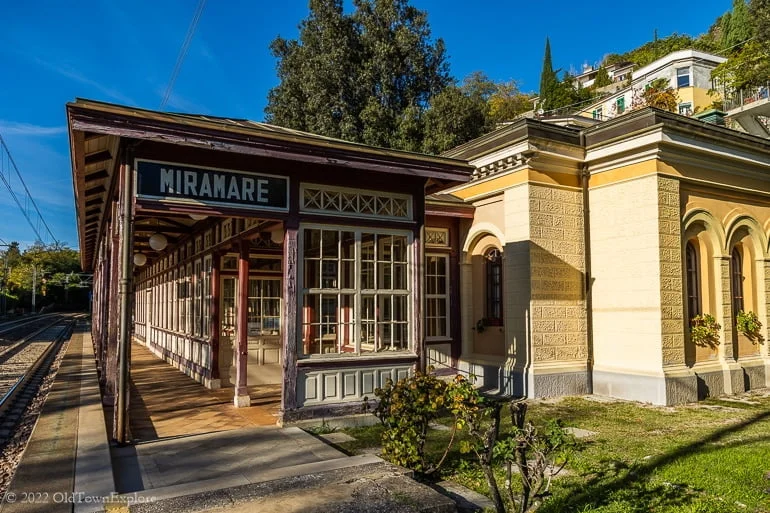Miramare station in Trieste, Italy