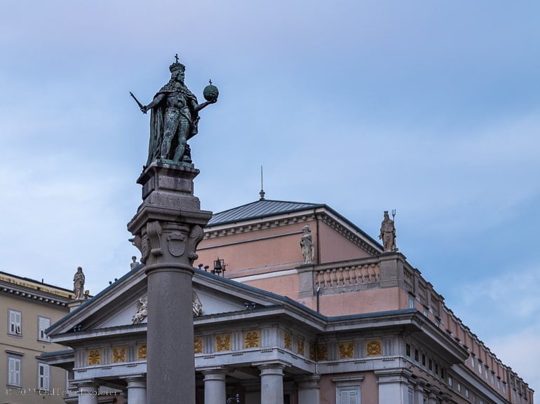 Statute of Leopold I in Trieste, Italy Statute of Leopold I in Trieste, Italy