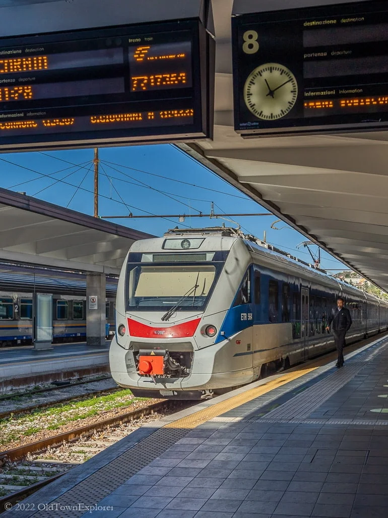 Train to Miramare from Trieste, Italy
