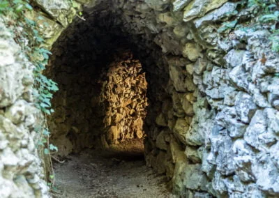 Tunnel on Trail to Miramare Castle