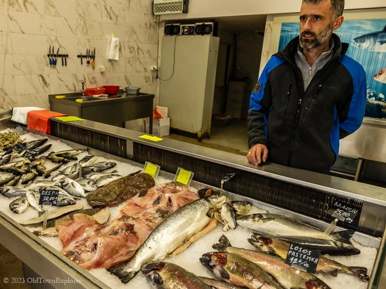Fish Market in Budva, Montenegro
