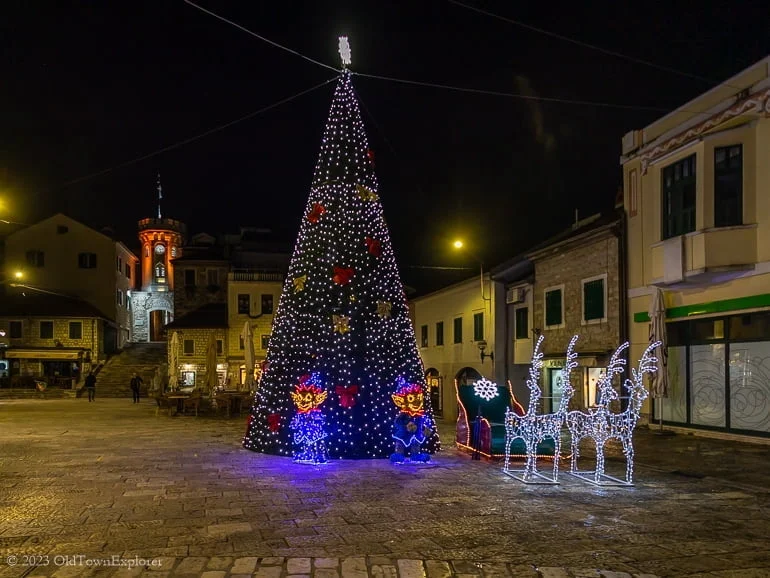 Nikola Djurkovic Square in Herceg Novi, Montenegro Nikola Djurkovic Square in Herceg Novi, Montenegro