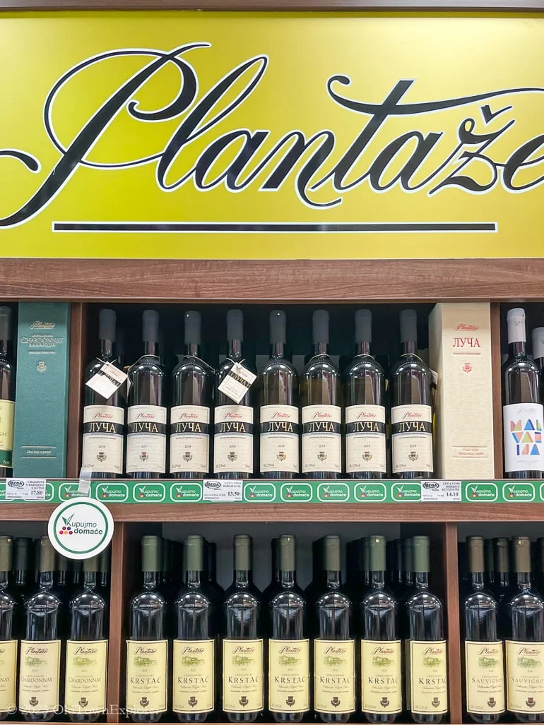 Plantaze Wine in Budva, Montenengro