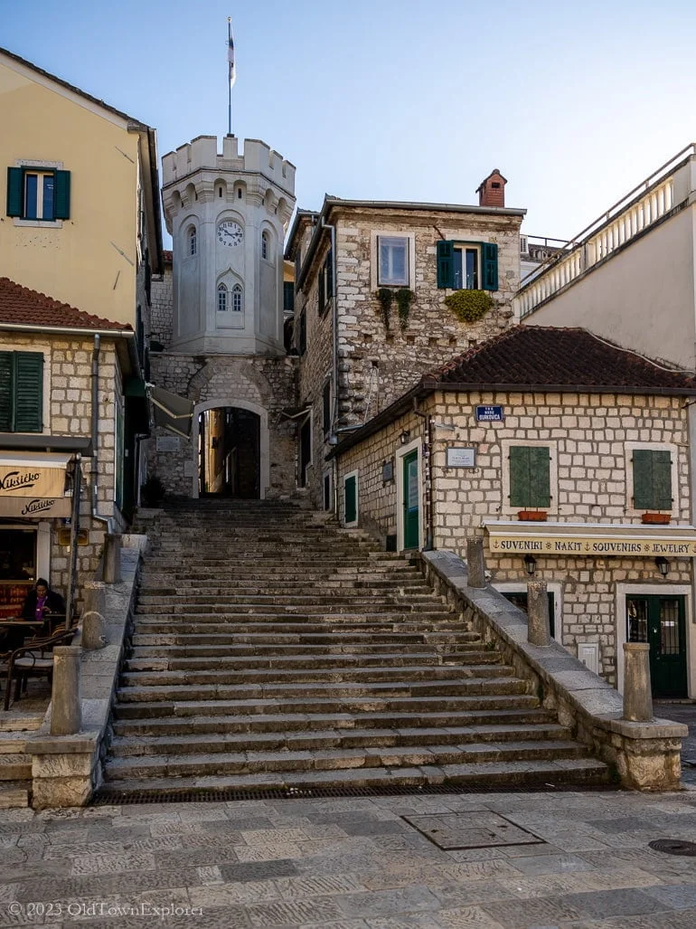 Stairs of King Tvrtko in Herceg Novi, Montenegro Stairs of King Tvrtko in Herceg Novi, Montenegro