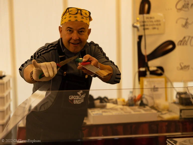 Chocolate Festival in Trieste, Italy