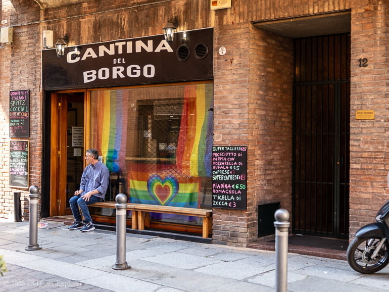 Cantina del Borgo in Bologna, Italy Cantina del Borgo in Bologna, Italy