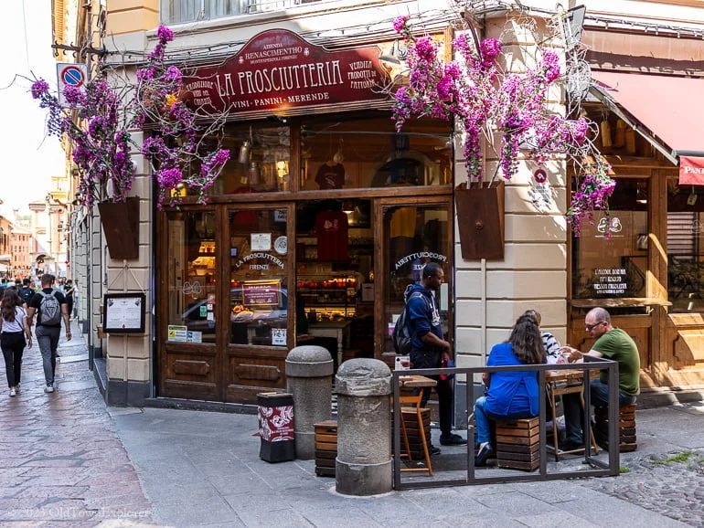 La Prosciutteria in Bologna, Italy