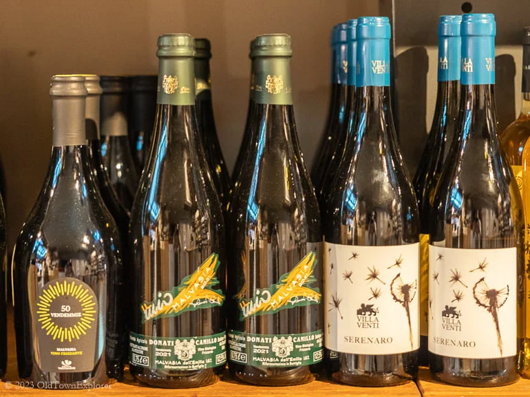 Malvasia in Bologna, Italy