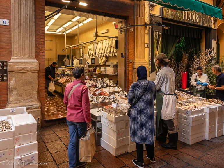 Pescheria L' Adriatica in Bologna, Italy