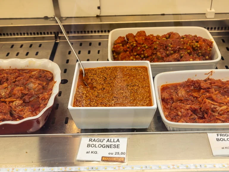 Ragu alla Bolognese in Bologna, Italy