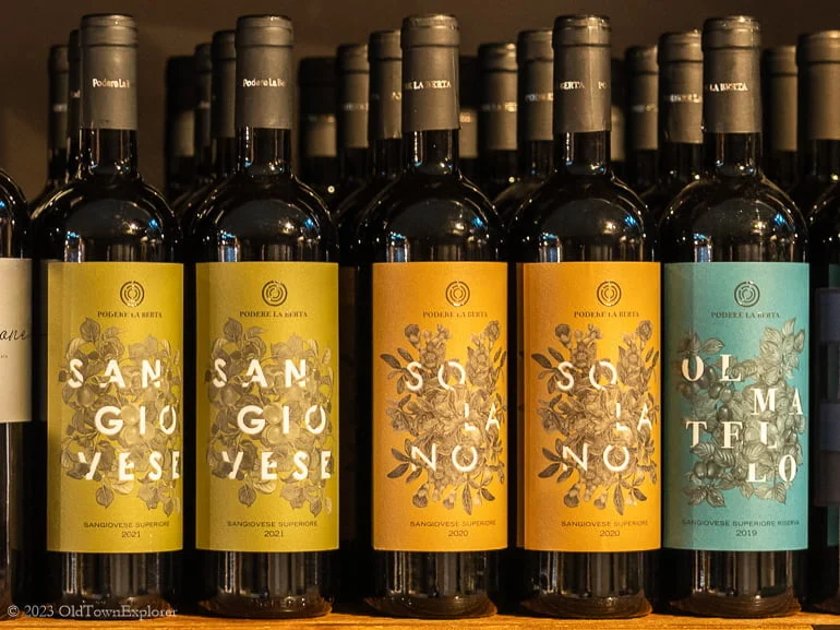 Sangiovese in Bologna, Italy