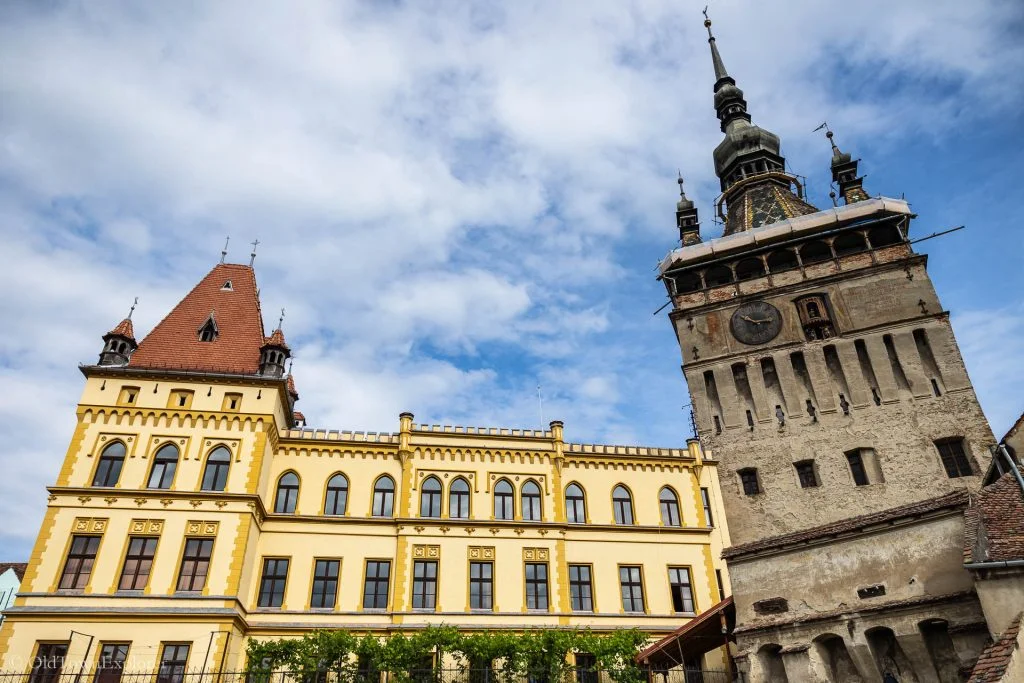 Clocktower in Sighisoara, Romania Clocktower in Sighisoara, Romania