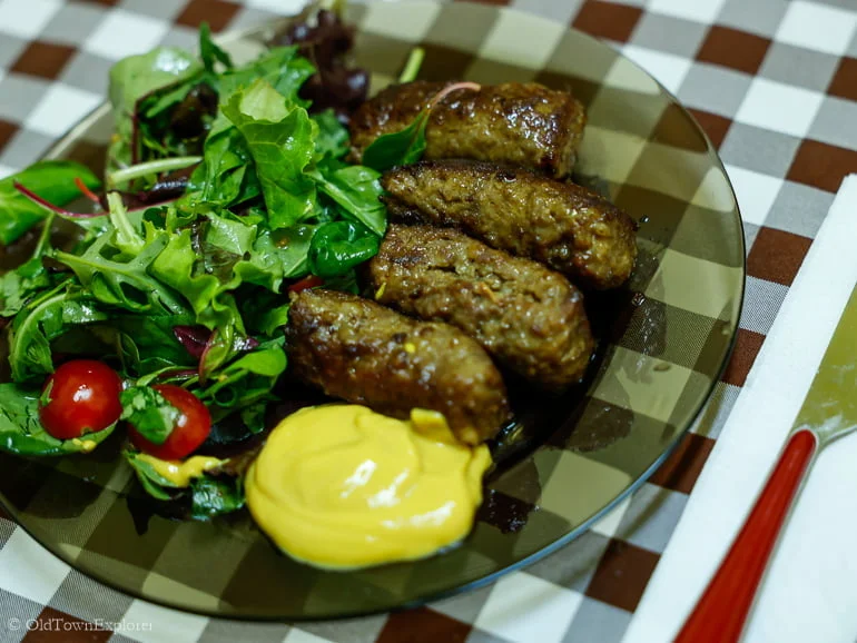 Mici in Sighisoara, Romania Mici in Sighisoara, Romania