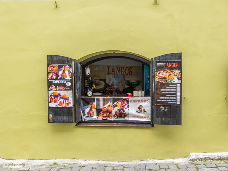 Mister Langos in Sighisoara, Romania